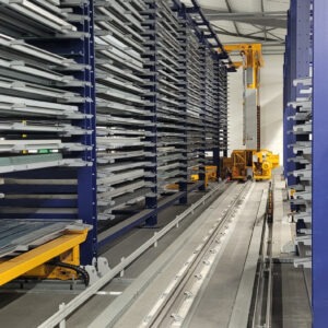 Stacker crane at Netecs