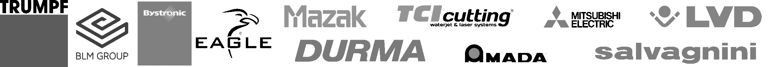 Laser machines manufacturers logos